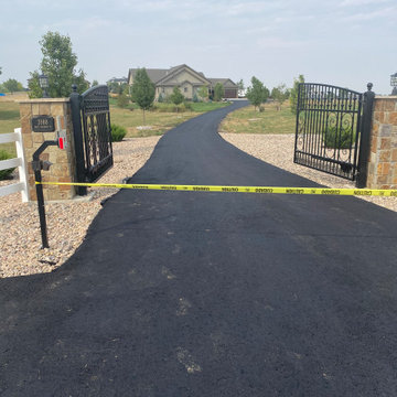 Asphalt installation