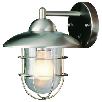 Trans Globe Lighting 4370 Industrial 1 Light Outdoor Wall Sconce - Stainless