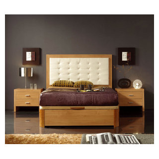 Alicante 515 Platform Bed in Cherry - $820 - Modern - Bedroom - New ...