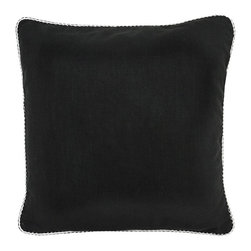 Roche Black Pillow - Decorative Pillows