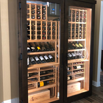 Bastrop, TX - Wine Cabinet