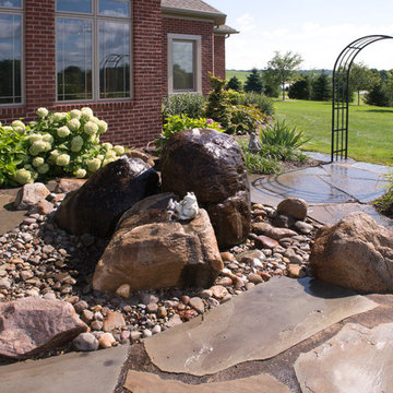 New Install: Patio, Fireplace, Grill Island and Steps