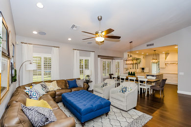 Family room - traditional family room idea in Phoenix