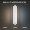 WAC Lighting Corte 24" 1-Light 3-CCT 4000K Aluminum Outdoor Wall Light in Black