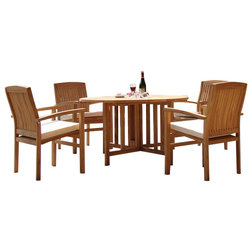 Contemporary Outdoor Dining Sets by Teak Deals
