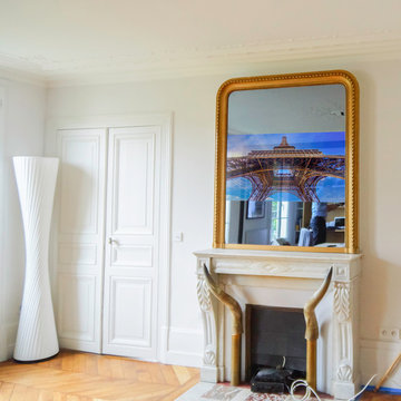 Miroir TV Trumeau Haussmannien Paris X