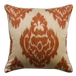 Ikat Print Spice Pillow - Decorative Pillows