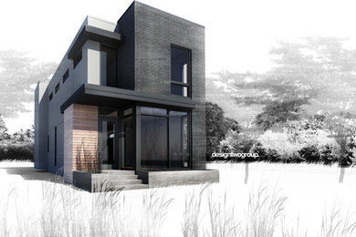 Home design - modern home design idea in Edmonton