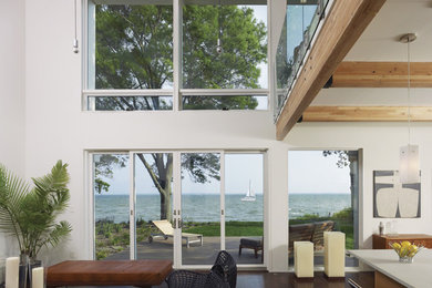 Example of a trendy living room design in Other