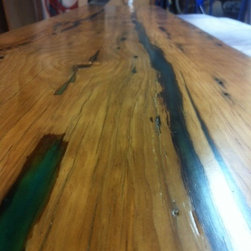 coloured epoxy sofa table - Console Tables