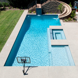 75 Most Popular Swimming Pool with a Water Slide Design Ideas for 2020 - Stylish Swimming Pool 
