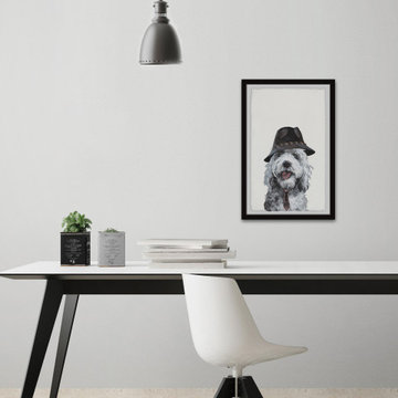 "Man's Best Friend" Framed Painting Print