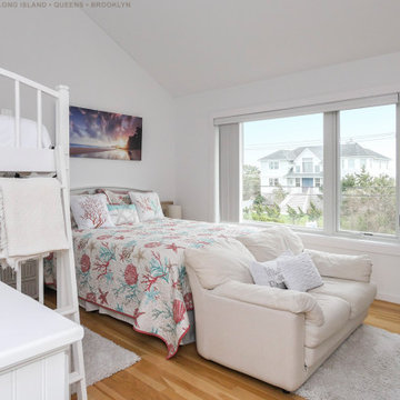Double Window Combination in Pleasant Bedroom - Renewal by Andersen Long Island,