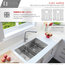 32"L x 18"W Stainless Steel Double Basin Low Divider Undermount Kitchen Sink