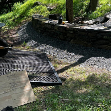 Stone Work, Gravel Area & Chimney Repair Project