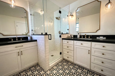 Inspiration for a huge country bathroom remodel in Los Angeles