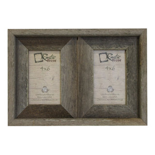 Cornerblock Frame in Driftwood - 4x6