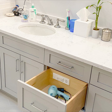 Bathroom Vanity In-Drawer Outlets