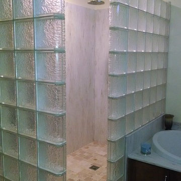 Glass Block Showers