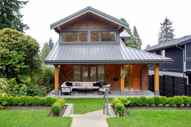 Inspiration for a modern exterior home remodel in Vancouver