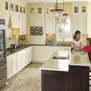 Moen Brookshire Traditional White Kitchen