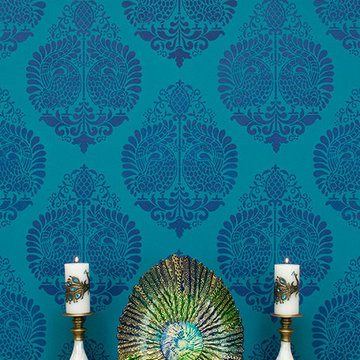 Indian & Paisley Wall Stencil Projects