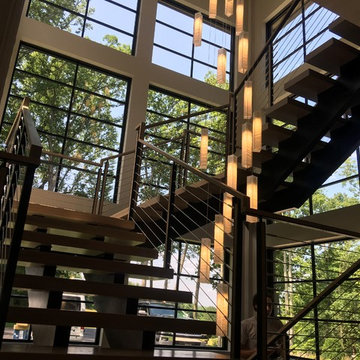 Stainless steel railings, cable railings and glass railings