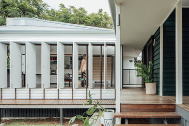 This is an example of a verandah in Brisbane.
