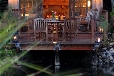 Inspiration for a timeless deck remodel in Orange County