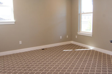 Inspiration for a transitional home office remodel in Denver