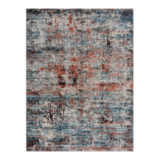 75% Polypropylene 25% Polyester Pegasus Abstract Multi Area Rug ...