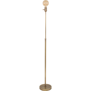 Ira Floor Lamp, Antique Brass
