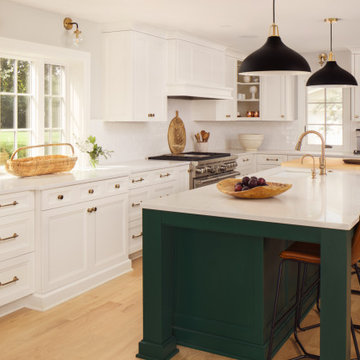 Transitional Emerald Kitchen Remodel