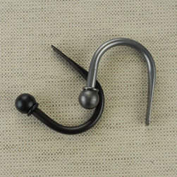 Wrought Iron Orb Drapery Tieback - Window Treatment Accessories