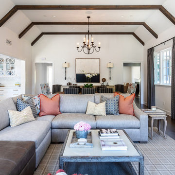 Altadena Modern Farmhouse: Living Room