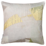 StyleCraft - Austin Allen James-Forest Drift-Linen Art Printed Pillow-26" x 26" - Enhance the vibe of your living room or bedroom with this artistic Forest Drift throw pillow. Designed with a touch of abstract aesthetics, this pillow is perfect to introduce a painterly flourish into your home decor. The pillow, filled with soft duck feather cotton, offers both comfort and a visually impressive appeal.
