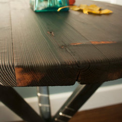 Shou Sugi Ban Style Pub Table - Indoor Pub And Bistro Tables