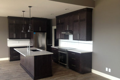 Example of a kitchen design in Vancouver