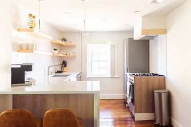 Danish kitchen photo in Seattle