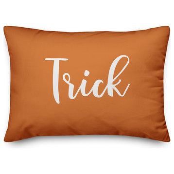 Trick Lumbar Pillow, Orange, 14"x20"