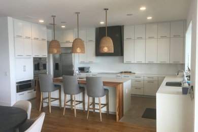 Trendy kitchen photo in Tampa