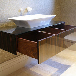 3rdEdition - Ebony Vanity Unit - Bathroom Vanity Units & Sink Cabinets