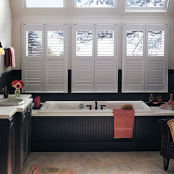 Wood Shutters, White Interior Shutters - Window Treatments