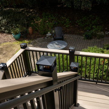 Deck Resurface and Screened-In Porch Build with Timbertech LED Lantern Post Caps