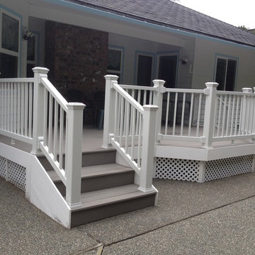 Campbell Trex deck and railing