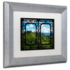 Philippe Hugonnard 'Window Wall' Art, Silver Frame, White Matte, 14"x11"