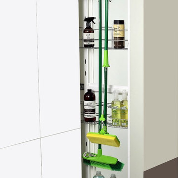 TANSEL Narrow Storage Pull Out Laundry