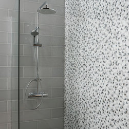 Templo Dove Mix Triangle Glass Mosaic Tile - Products