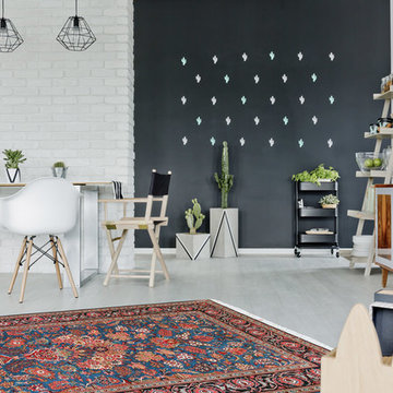 Persian Nomad Rug in Scandinavian Room