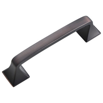 Utopia Alley Brax Cabinet Pull, Oil Rubbed Bronze, 3.75" Or 5" Center To Center, 3.8, 1 Pack